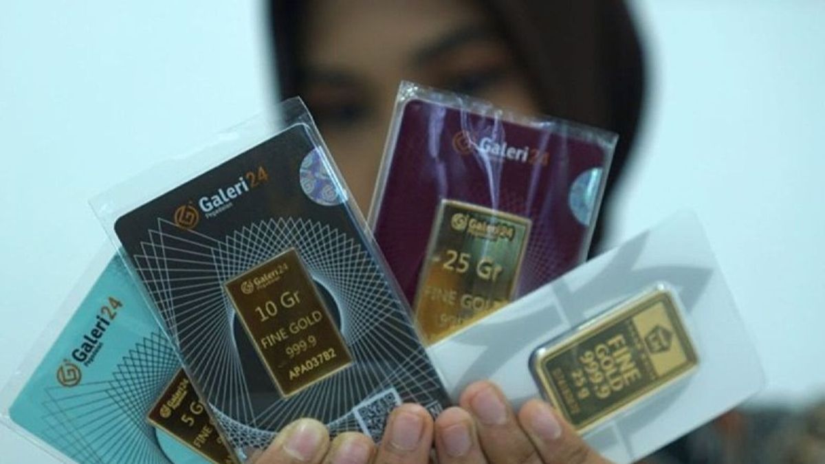 أسعار الذهب في Pegadaian Kompak مستقرة في صباح السبت