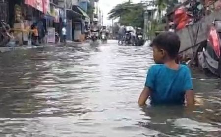 Enam RT di Jakarta Utara Terendam Banjir Rob hingga 60 Centimeter