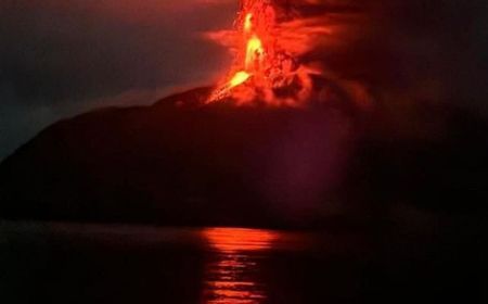 Erupsi Merusak Stasiun Seismik di Gunung Ruang