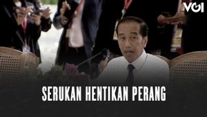 VIDEO: Presiden Jokowi Tegas Sampaikan Agar Peperangan Dihentikan
