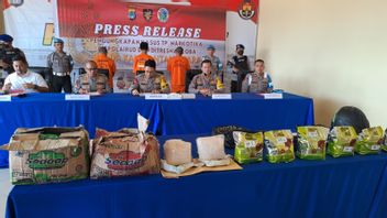 Kaltara Police Failed To Smuggle 7.8 Kg Of Crystal Methamphetamine From Malaysia