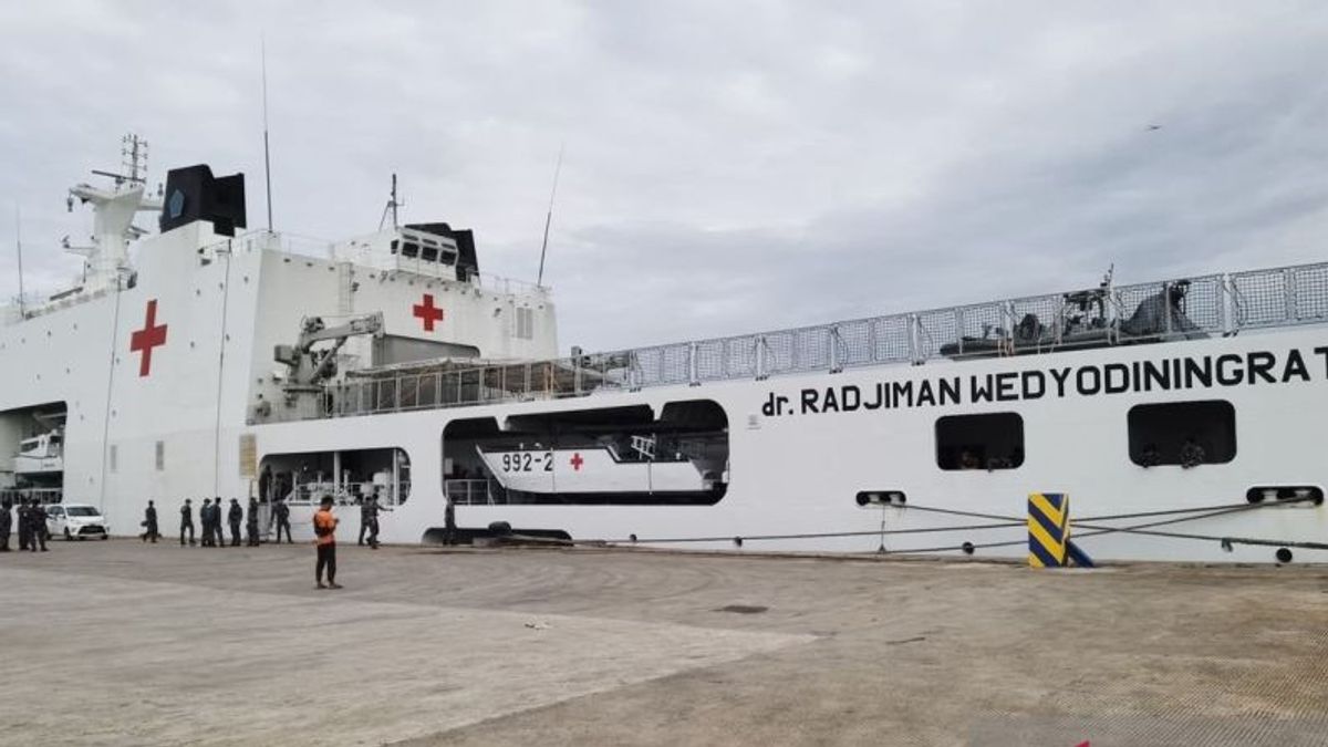 KRI Radjiman Arrives In Indonesian Waters After Inter-Aid For Gaza