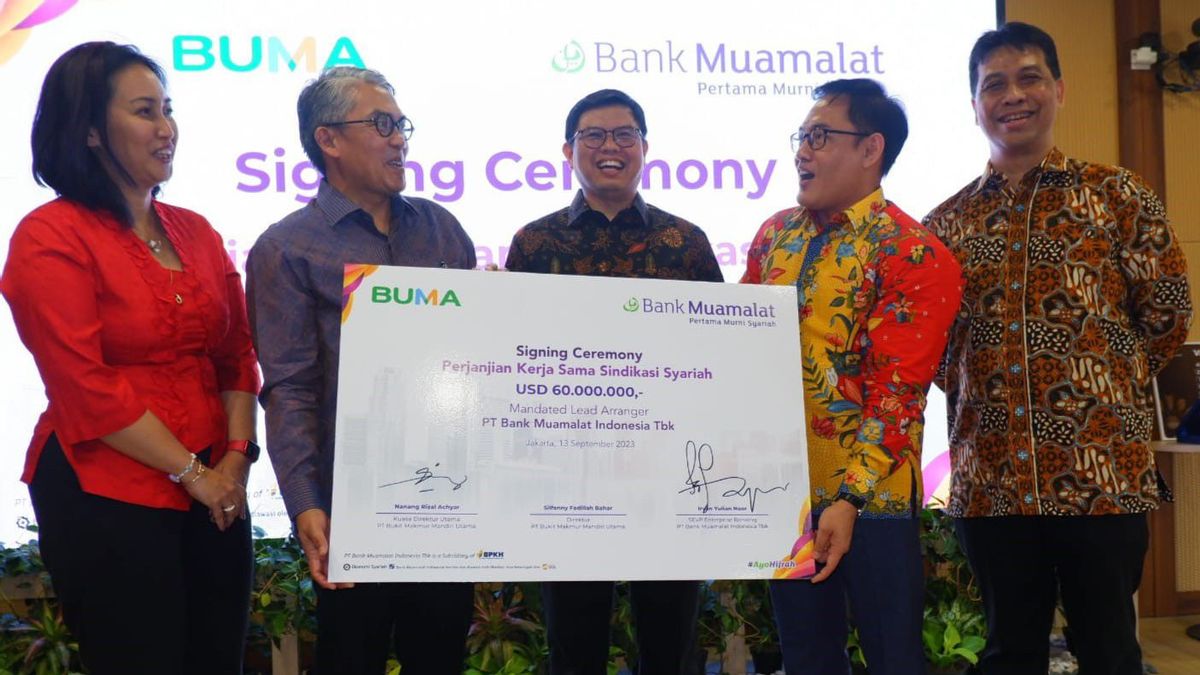 因此,首席安排人,Muamalat Guyur银行Rp9200亿到Batu Bara Ini Company