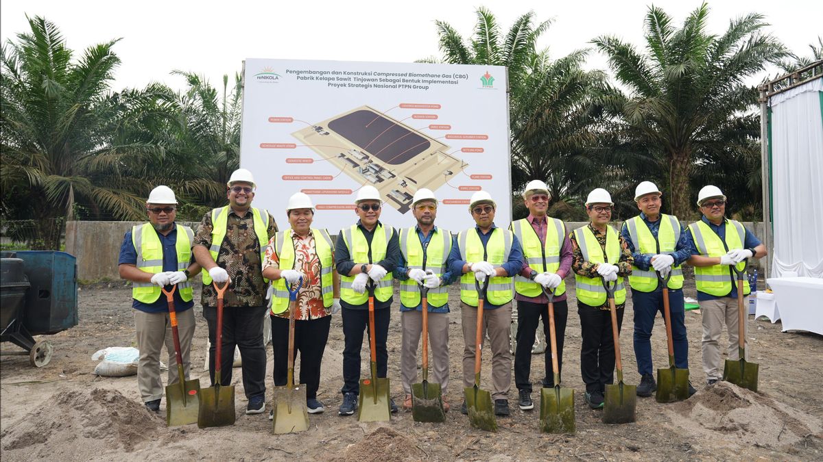 The First Biometan Gas Factory From Sawit Waste Was Built By PTPN IV In Simalungun