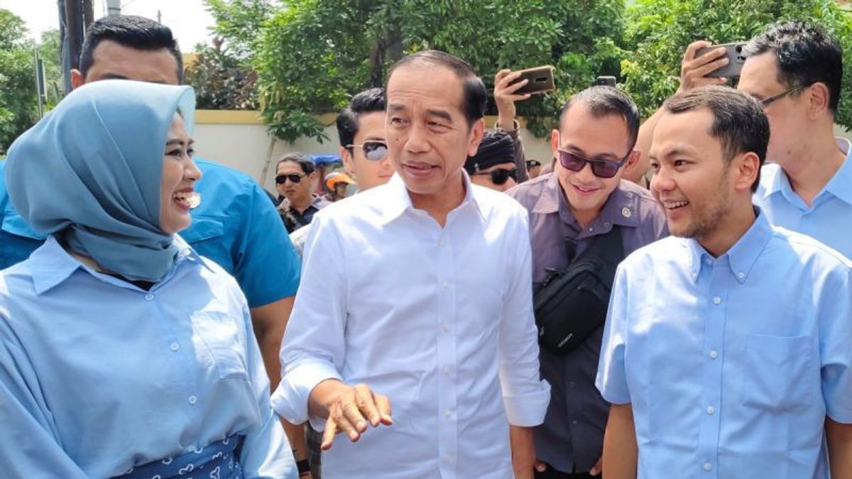 Jokowi Blusukan Cawalkot Solo à Pasar Notoharjo