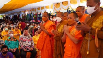 Sebanyak 19 Bhikkhu China Hadiri Peresmian Sarana Umat Budha di Makassar 