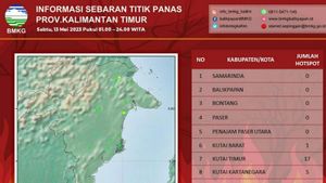 BMKG Kembali Deteksi 30 Titik Panas di Kalimantan Timur Terdeteksi