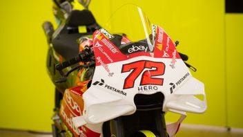 VR46 Appears In Red And White Spots At The Mandalika MotoGP