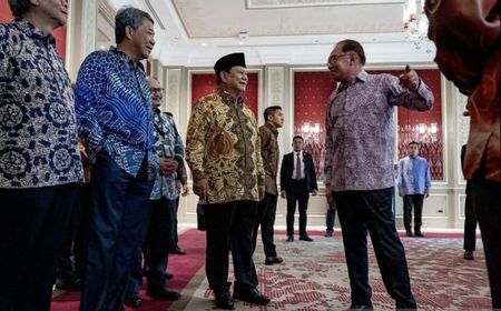 Sambangi Kediaman PM Malaysia, Prabowo Bahas Kerja Sama Pertahanan