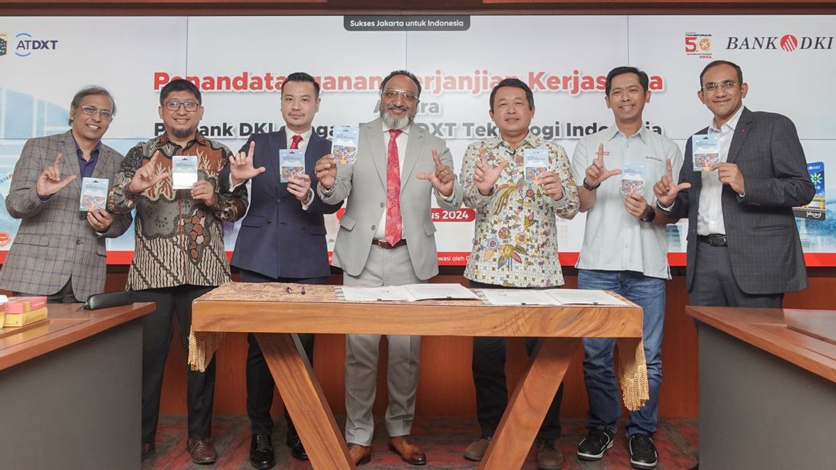 Bank DKI coopère avec PT ATDXT Technology Indonesia pour la vente de cartes électroniques JakCard