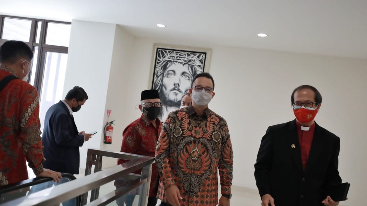 Inaugurant L’église Chrétienne Puri Indah, Anies Baswedan Espère être Un Propagateur De Paix Pour Jakarta
