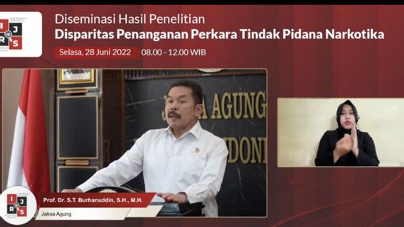 Jaksa Agung Sebut Pelaku Penyalahgunaan Narkoba Lebih Tepat Direhabilitasi Ketimbang Dipenjara 