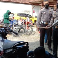Reng Teng Teng Teng Ratusan Motor Berknalpot Bising Dirazia Polisi