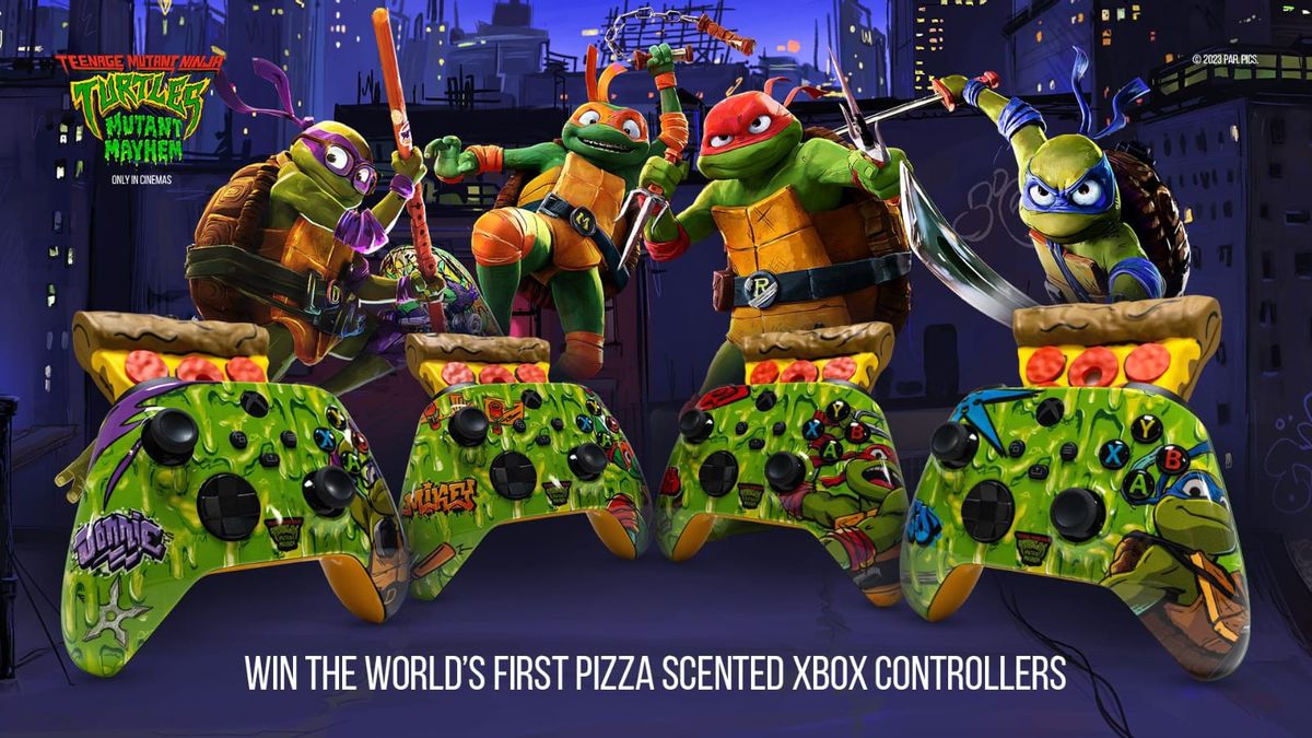 Wow! Xbox Luncurkan Pengontrol Nirkabel Bertema Ninja Turtles dan Beraroma Pizza