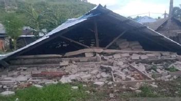 BNPB记录了92所Tanimbar Maruku居民在7.5级地震中受损的房屋