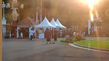 印尼周年纪念嘉宾开始访问雅加达总统府