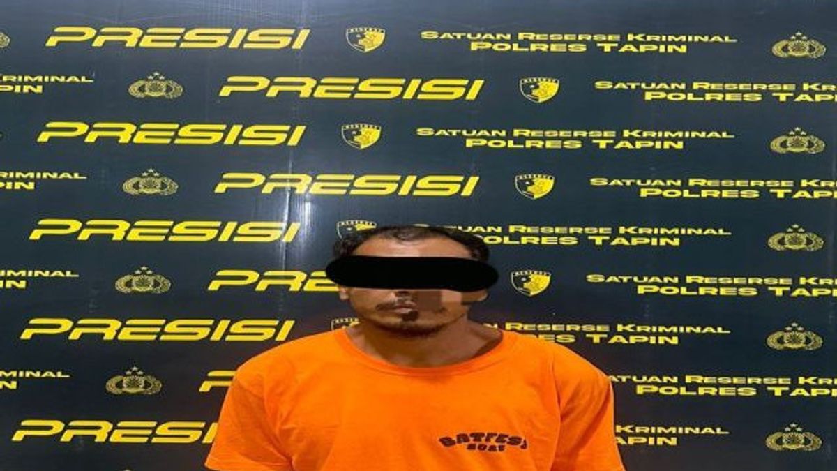 Polisi Tangkap Buron Pembunuhan Berencana di Tapin Kalsel, Barbuk Pisau untuk Membunuh Dijual 