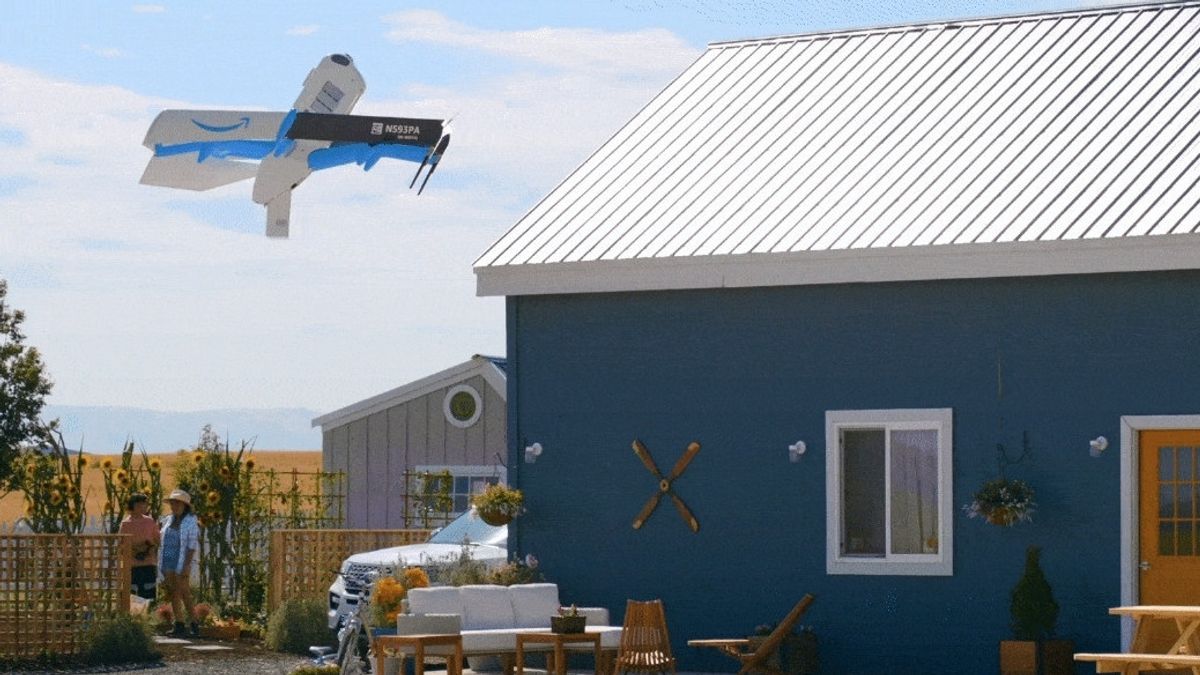 Dapat Izin dari FAA, Amazon Bisa Operasikan Drone Prime Air dari Jarak Jauh 