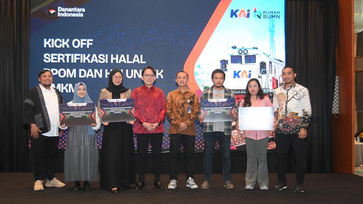 PT KAI Dorong UMKM Naik Kelas Lewat Sertifikasi Halal, BPOM, dan HKI