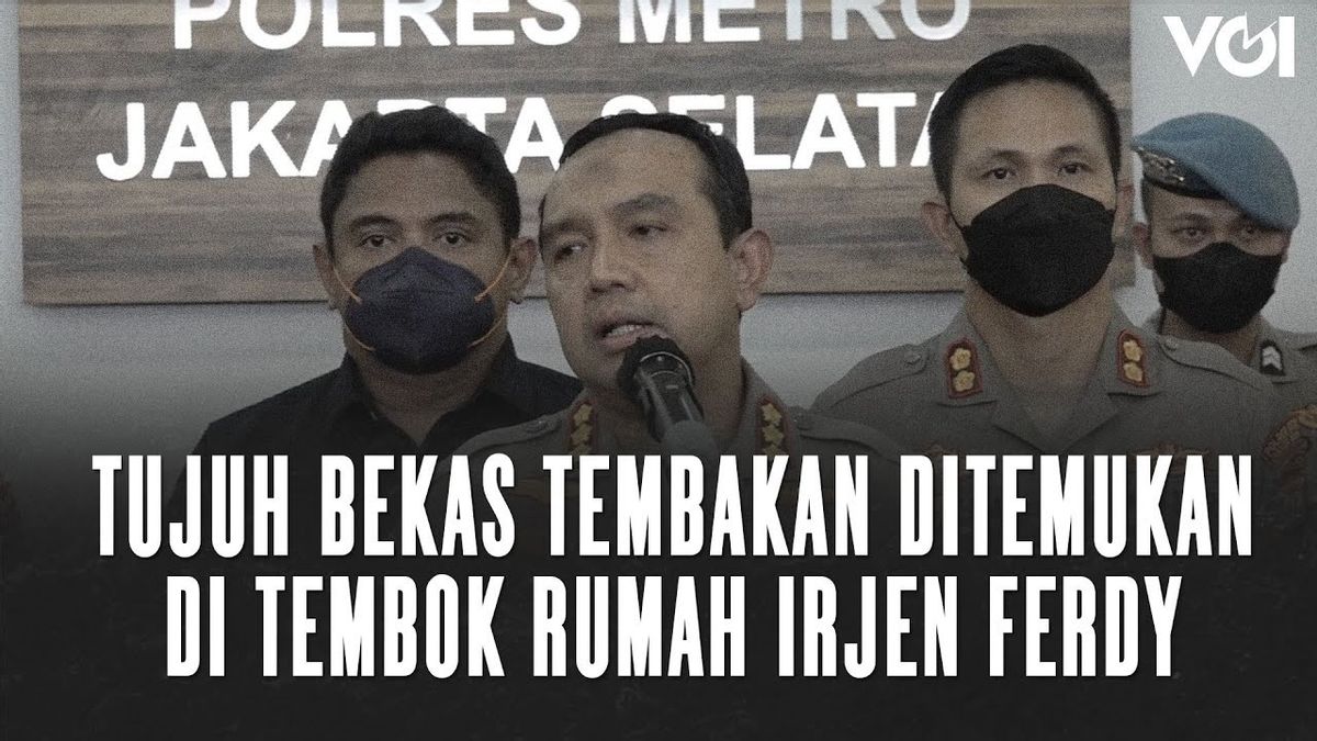 VIDEO: Temukan Bekas Tembakan di Tembok, Ini Keterangan Kapolres Jaksel Terkait Kasus Bharada E