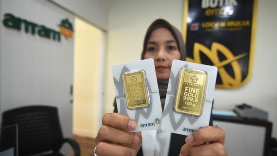 Lagi-lagi Turun! Harga Emas Antam Dibanderol Rp1.069.000 per Gram