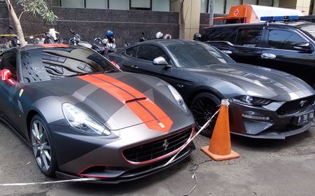 Penampakan Ferrari Indra Kenz yang Jadi Salah Satu Alat Bukti