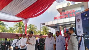 La gare de Pondok Rajeg dans le dépôt officiel fonctionne