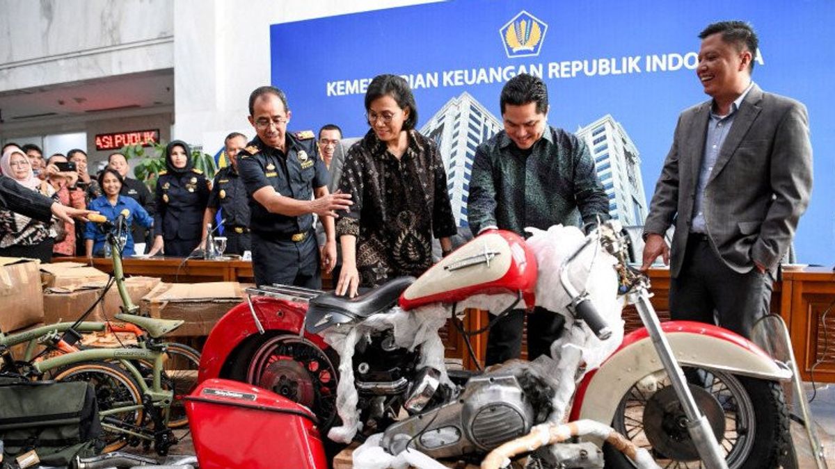 ガルーダインドネシアの航空機のコントラバンドハーレーバイクとブロンプトンバイクのオークションの更新です