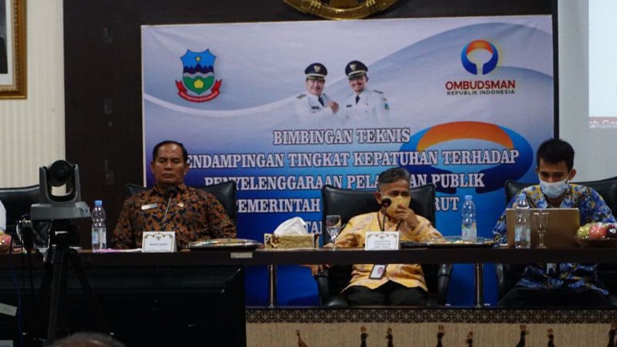 Quality Of Public Service Drops To Moderate Level, West Java Ombudsman Visits Garut