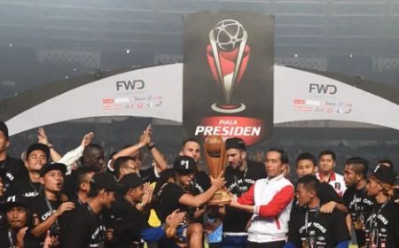 Memori Piala Presiden 2015: Ridwan Kamil Rayakan Kemenangan Persib Bandung di GBK