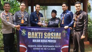 rénat de la police du 65e régence d’accusation sociale à Pondok Pesantren Tangerang