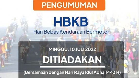 Eid Al-Adha, July 10 CFD In Jakarta Canceled
