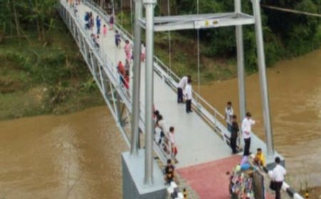 Kementerian PUPR Akan Bangun 148 Jembatan Gantung Tahun Ini