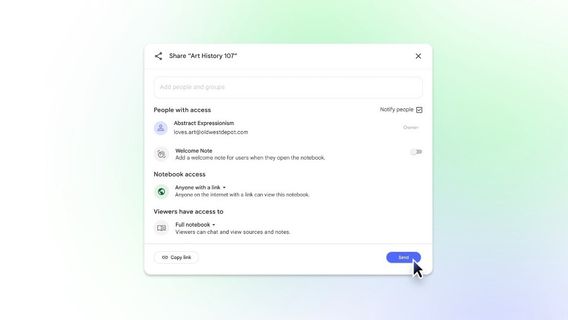 Google Tambahkan Opsi Berbagi Catatan dan Podcast di NotebookLM 