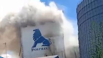 PTポクパンドマカッサル畜産工場が火災を起こす