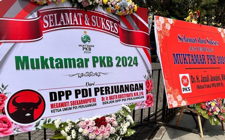 Muktamar PKB di Bali Diramaikan Karangan Bunga dari Megawati hingga Surya Paloh