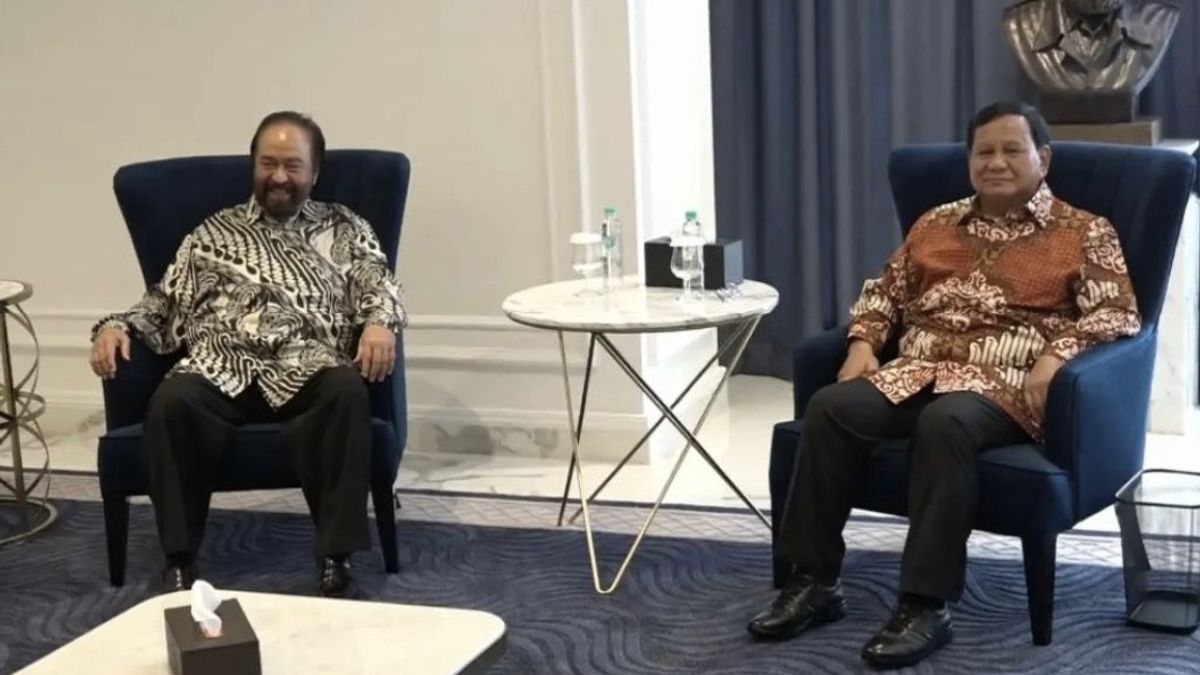 Receive Prabowo's Visit At The NasDem Office, Surya Paloh: Talking Romance