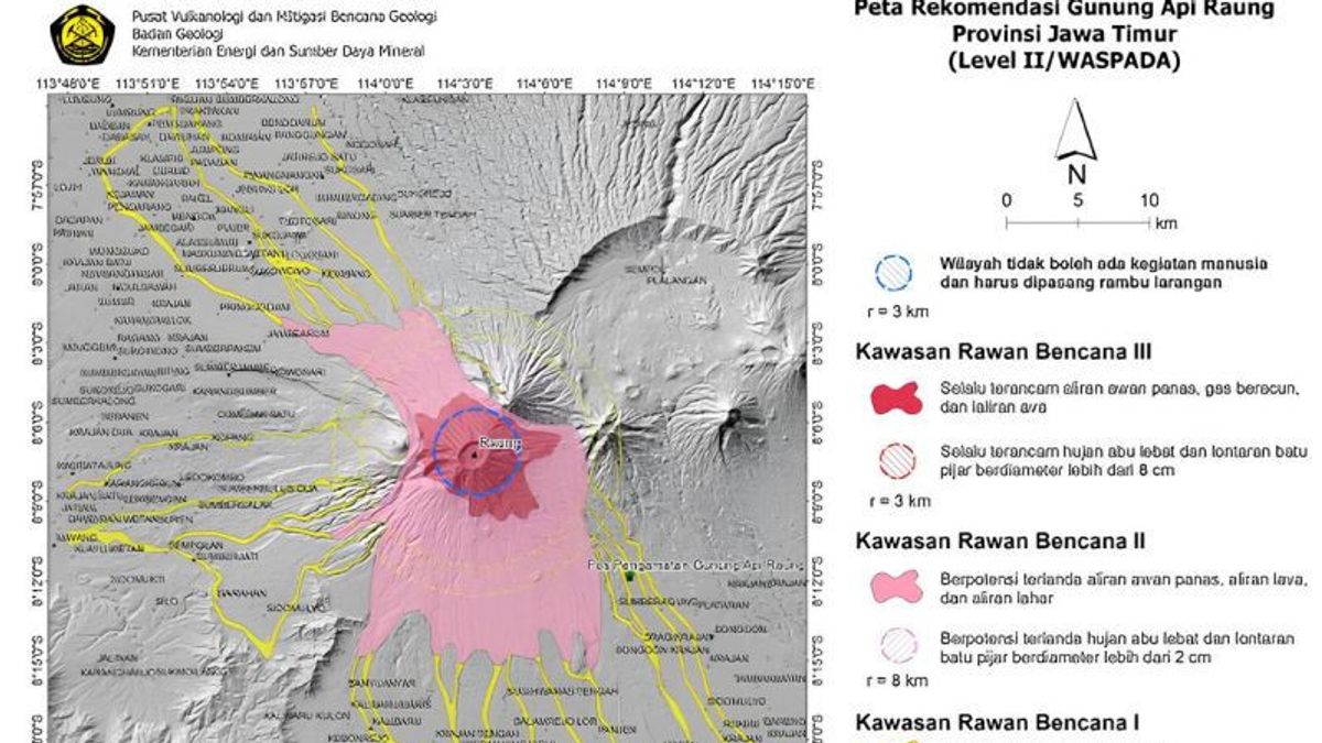 Mount Raung Rises Status So Alert