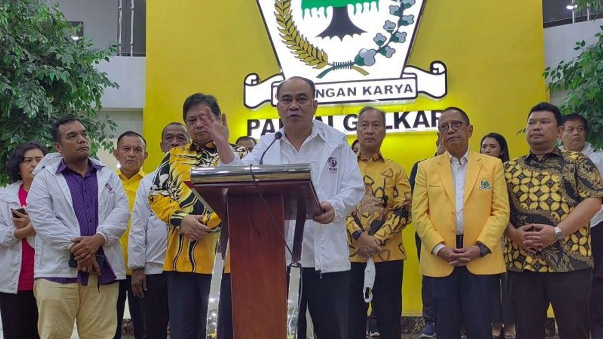 What Is The Content Of The Meeting Of Jokowi And Airlangga Hartarto Volunteers?