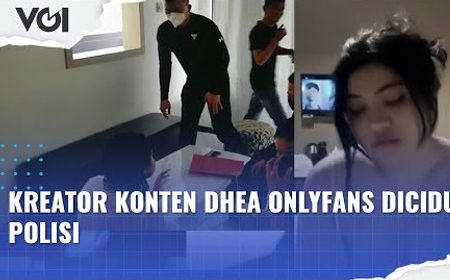 VIDEO: Detik-Detik Dhea OnlyFans Diciduk Polisi