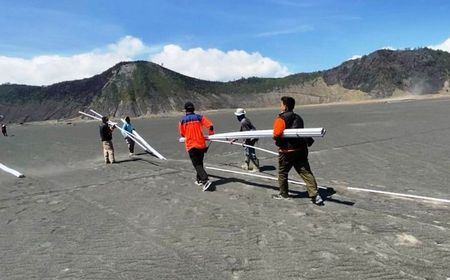 Pemprov Jatim Rampungkan Perbaikan Pipa Terdampak Karhutla Bromo