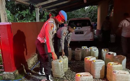 Polda Maluku Sita 1.400 Liter Miras Saat Operasi Pekat Salawaku