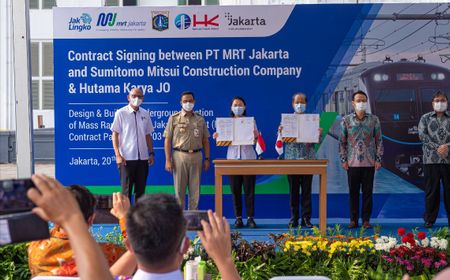 DKI Sepakati Kontrak Pembangunan Jalur MRT Bundaran HI-Kota dengan Jepang, Nilainya Rp4,6 Triliun