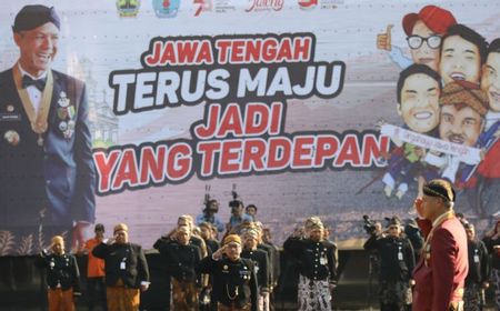 Gubernur Ganjar Pranowo Bersyukur dan Terima Kasih pada Masyarakat dalam Peringatan HUT Provinsi Jateng