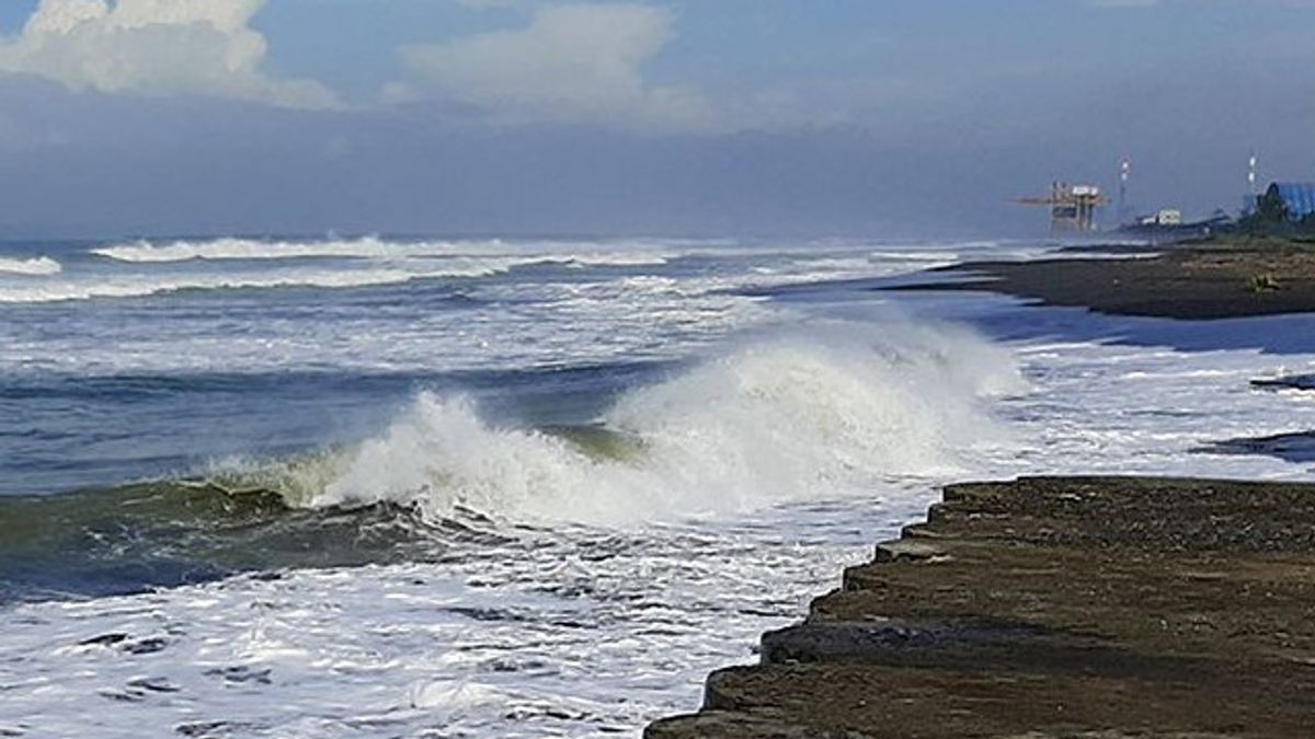 Danger! 2 Today Wave High In The Indian Ocean Can Capai 6 Meters