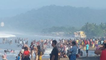 Libur telah Usai Objek Wisata Pantai Selatan Sukabumi Masih Padat Pengunjung