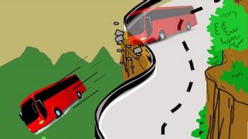 インドのカシミールの渓谷に入るバス:死者10名、負傷者40名