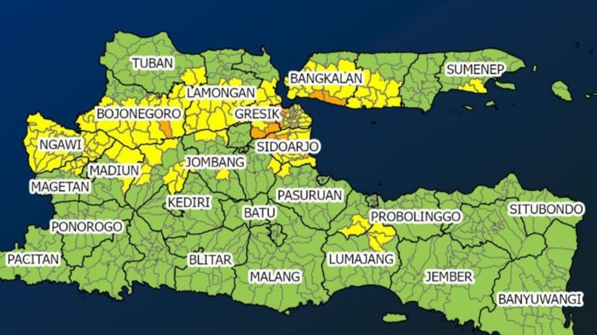 东爪哇警报极端天气一周后