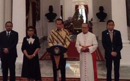 Jokowi Sampaikan Selamat Datang Paus Fransiskus di Indonesia