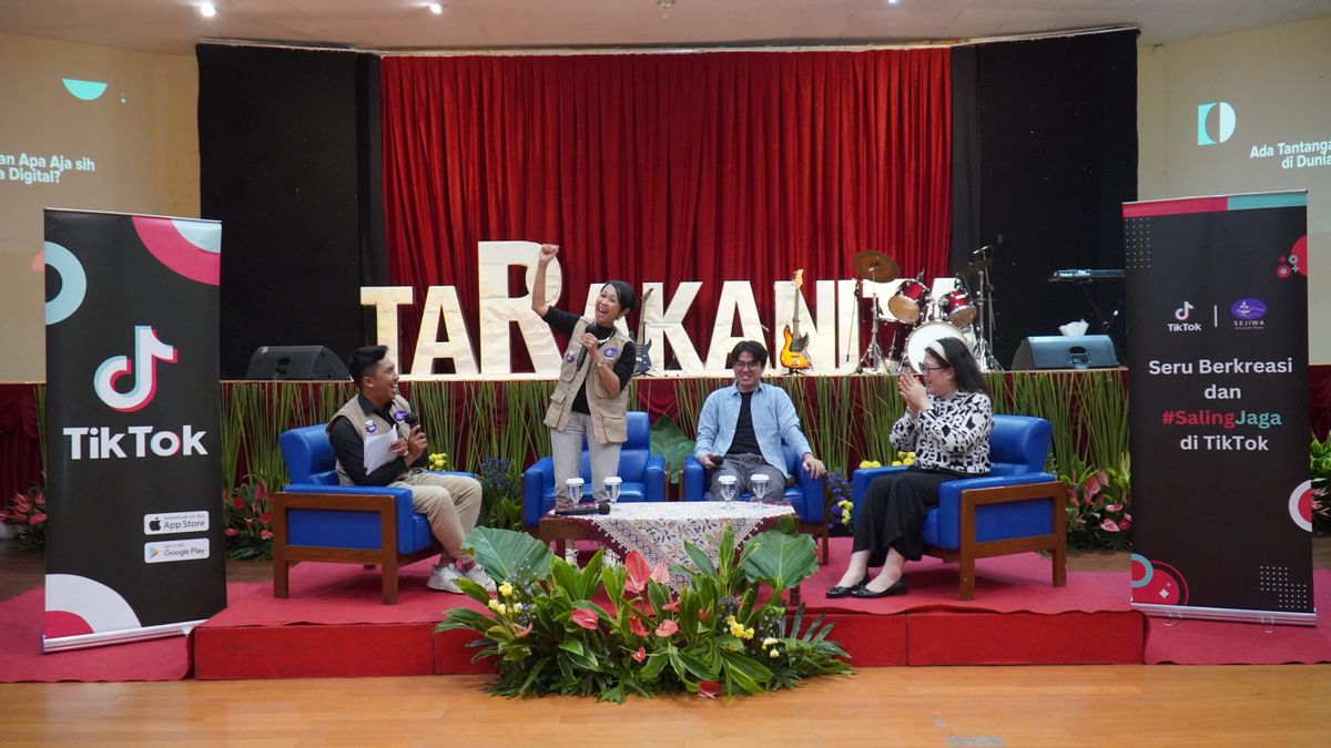 TikTok dan SEJIWA Edukasi Pelajar SMA 1 Tarakanita tentang Keamanan Digital